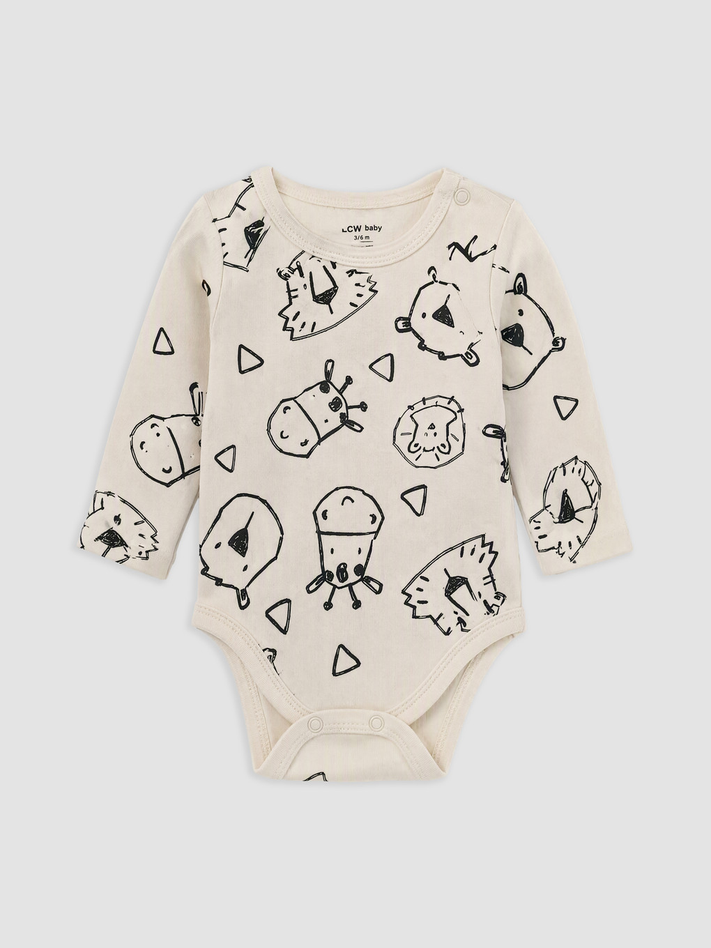 Baby Boy Ecru T-shirt-1