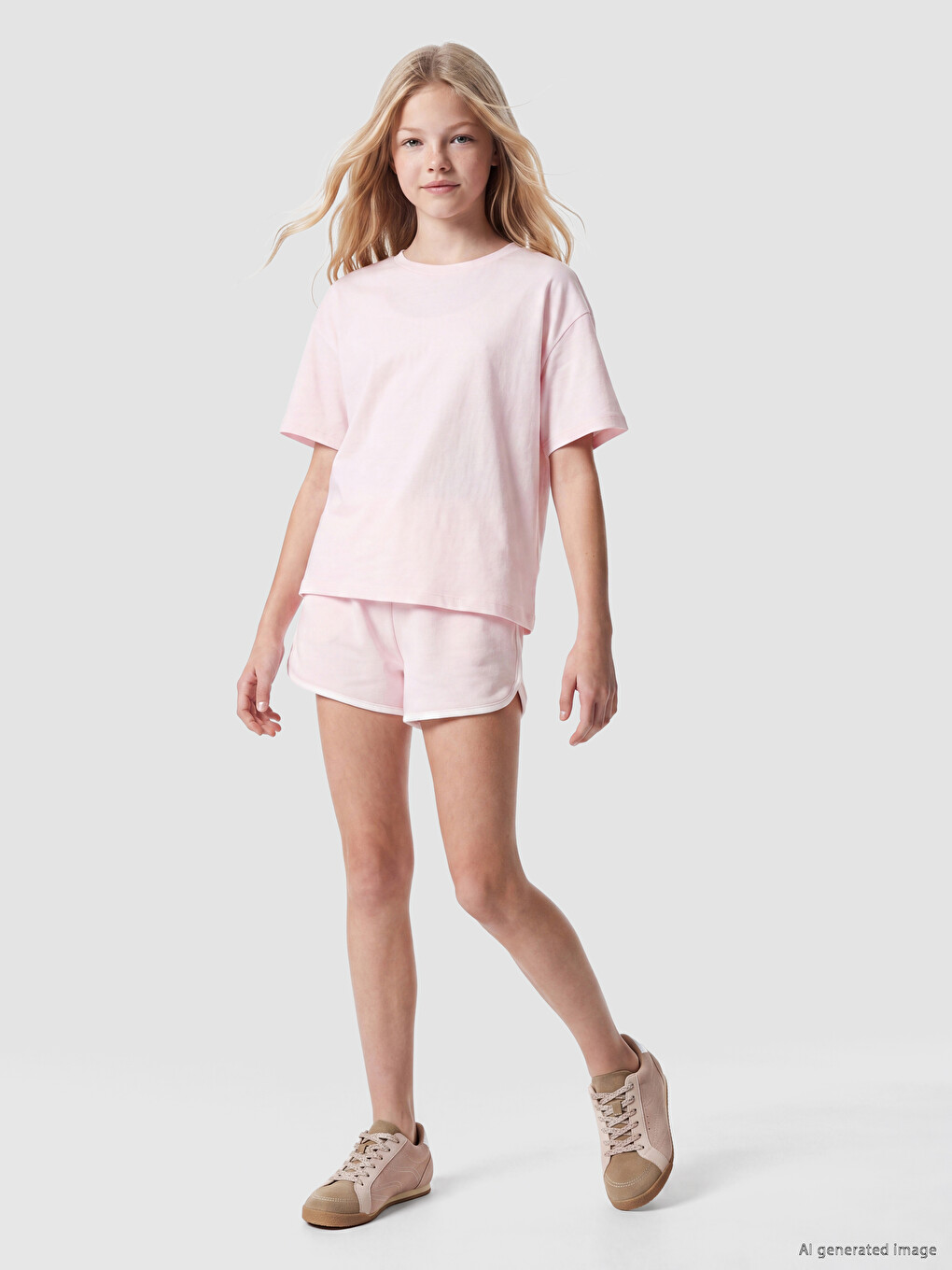 Girls' Soft Touch Shorts Set-1