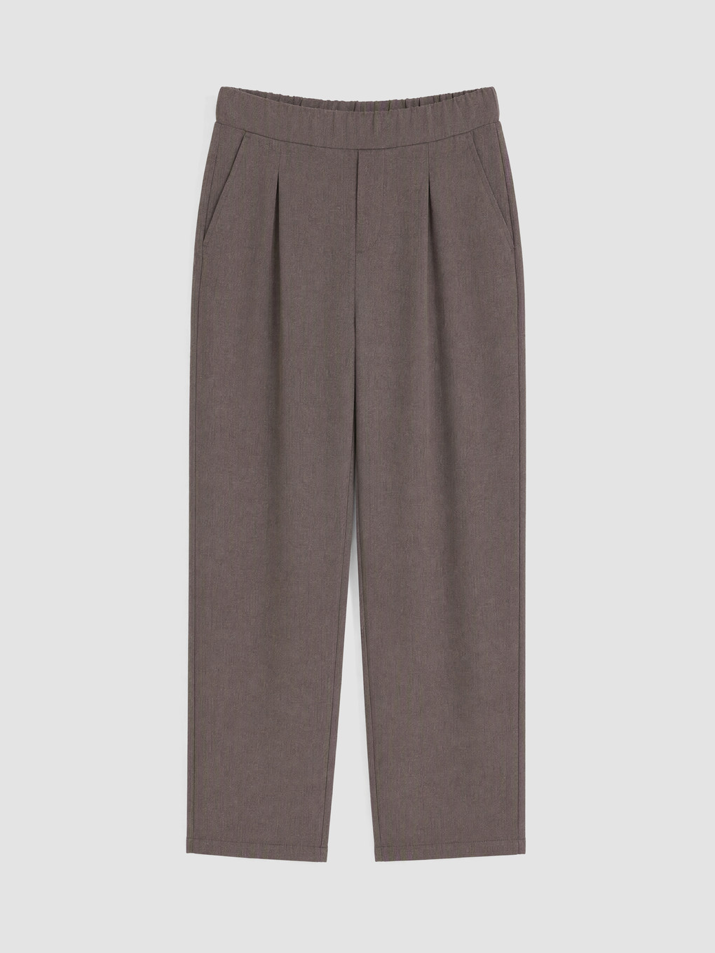 Pantallona Stofi Carrot Fit Për Gra-6