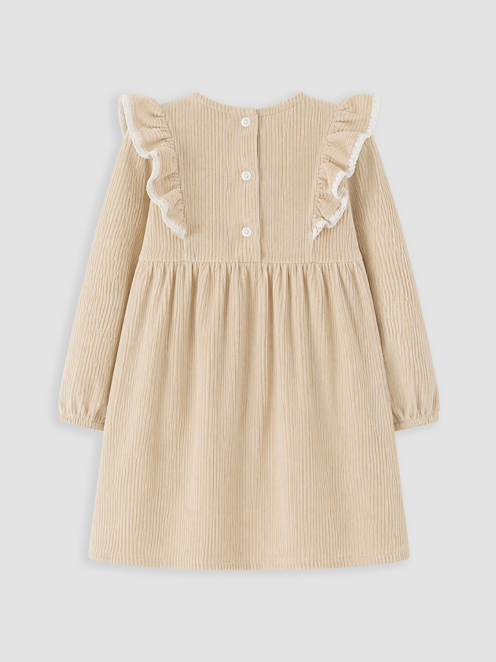 Girl Beige Dress-2