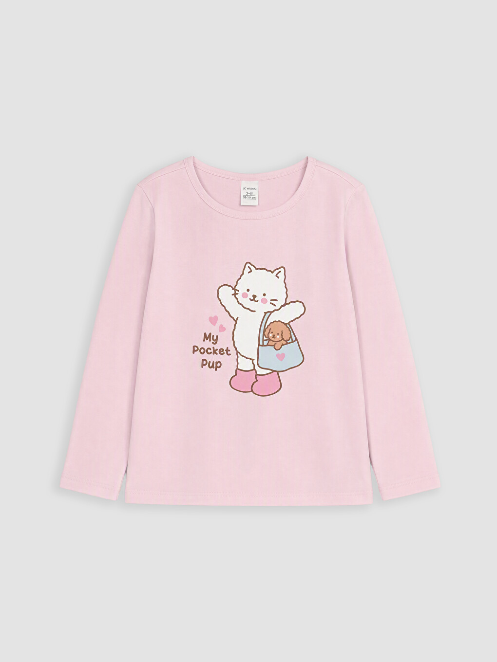 Printed Girls' Pyjamas Set-1