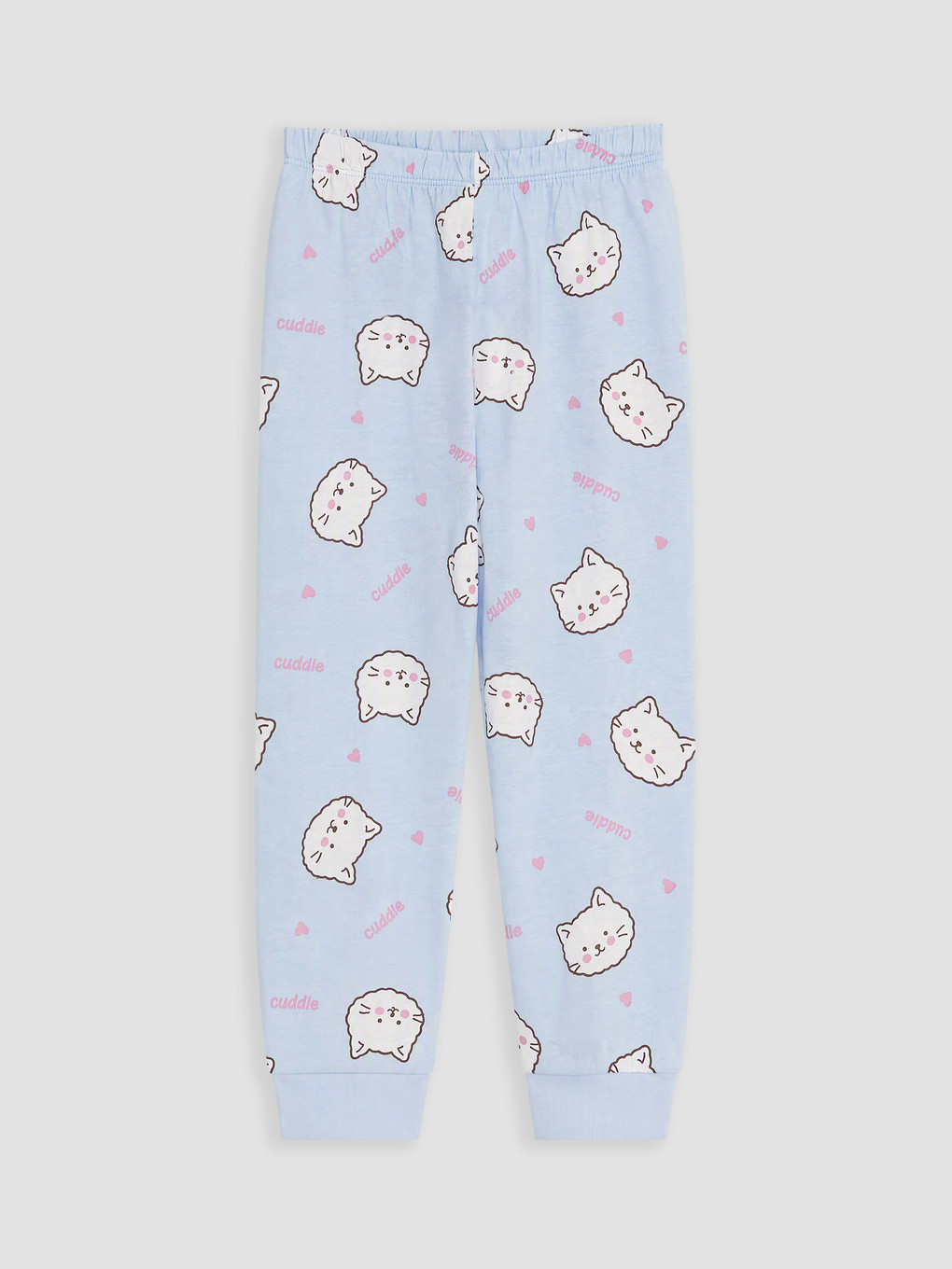 Printed Girls' Pyjamas Set-4