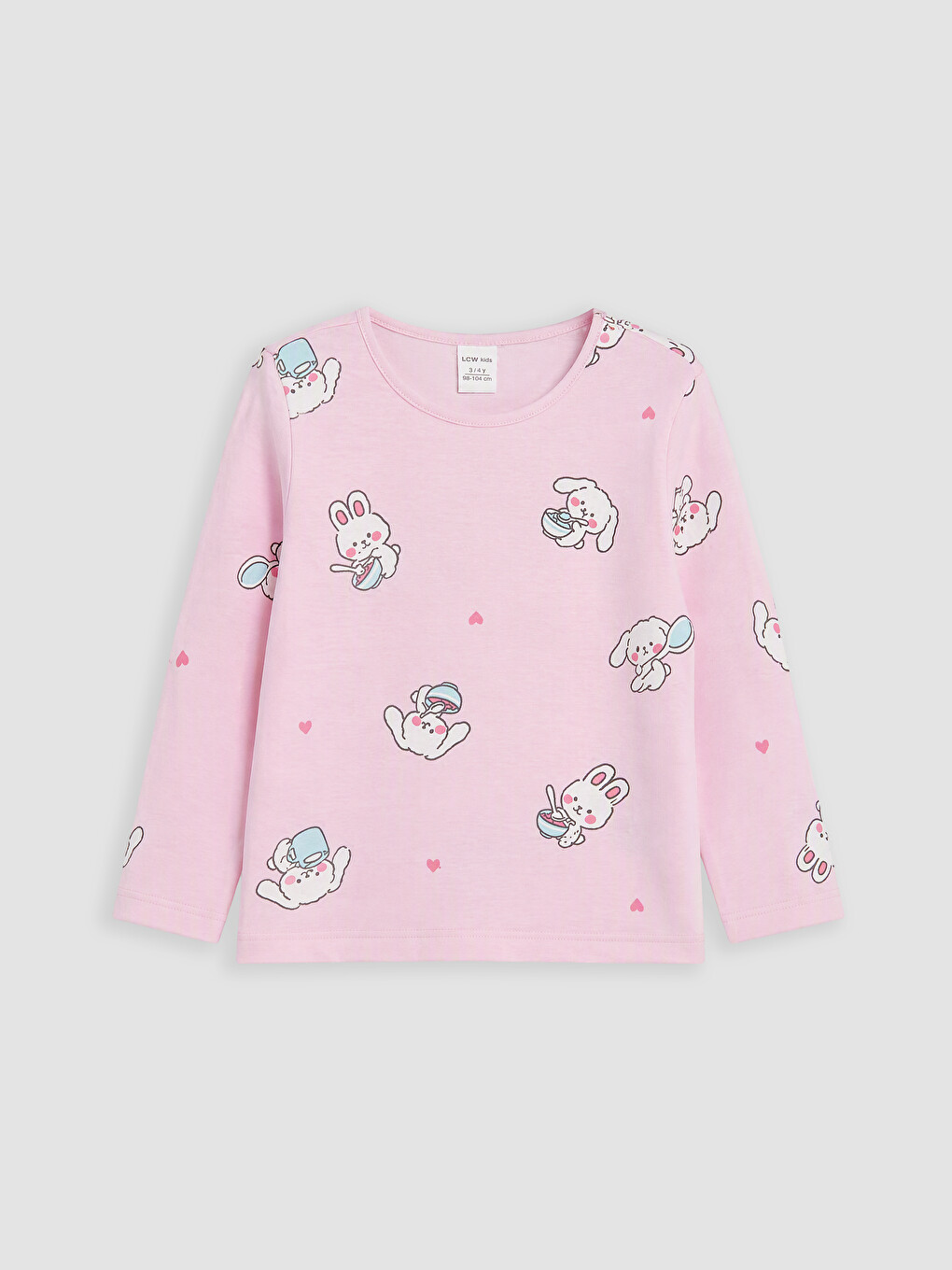 Printed Girls' Pyjamas Set-1