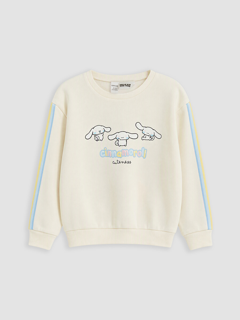 Ekru Cinnamoroll Baskılı Kız Çocuk Eşofman Takım-1