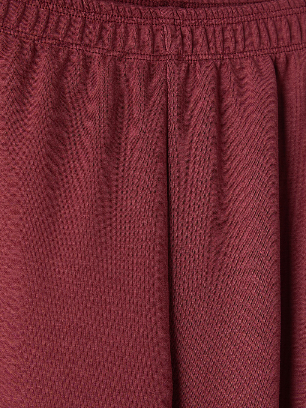 Bordo Şeritli Soft Touch Kız Çocuk Eşofman Altı-3