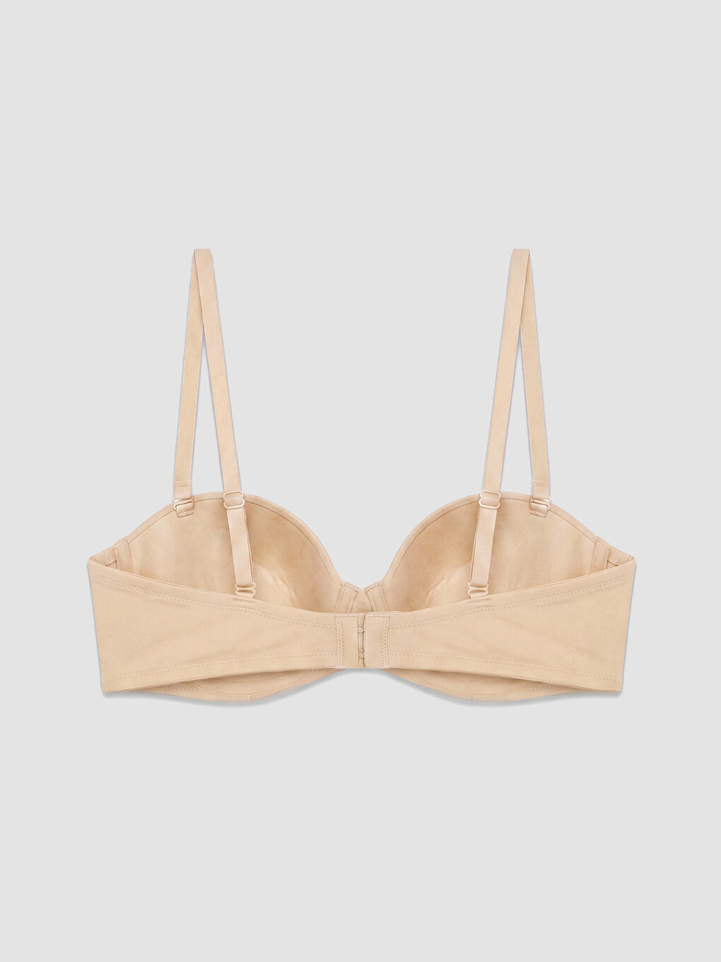 Woman Pink Strapless Bra-1