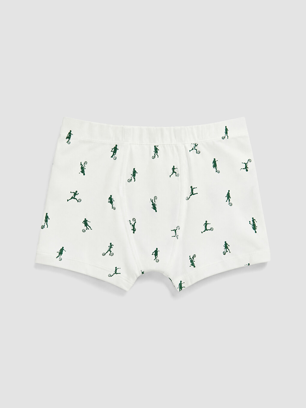 Beyaz Erkek Çocuk Boxer 3'lü Paket-4