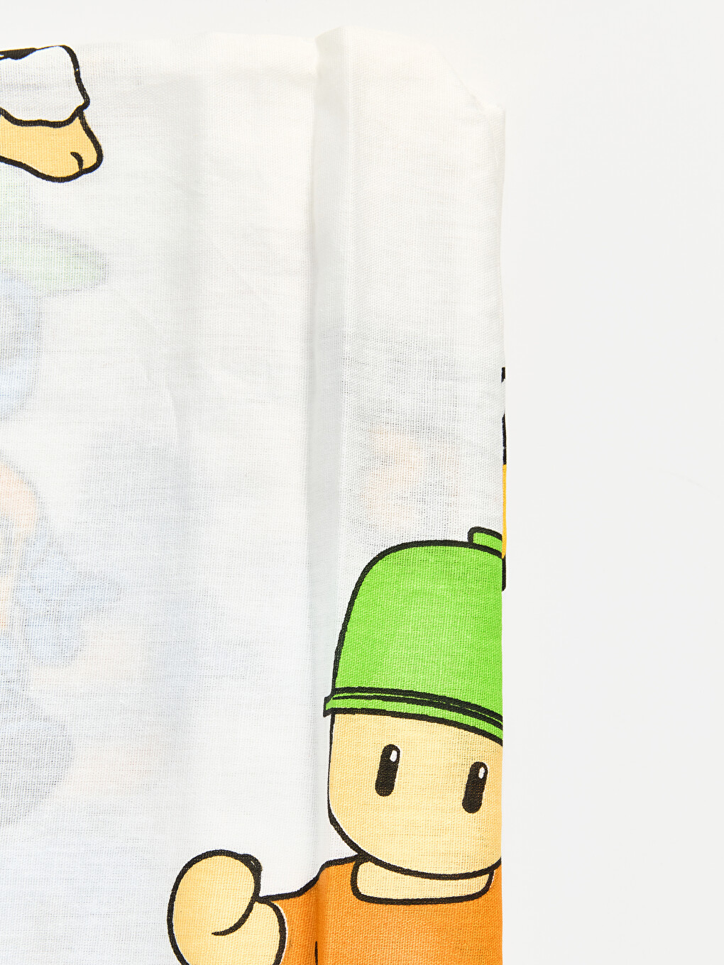 Stumble Guys Printed Cotton Single Duvet Cover Set-3