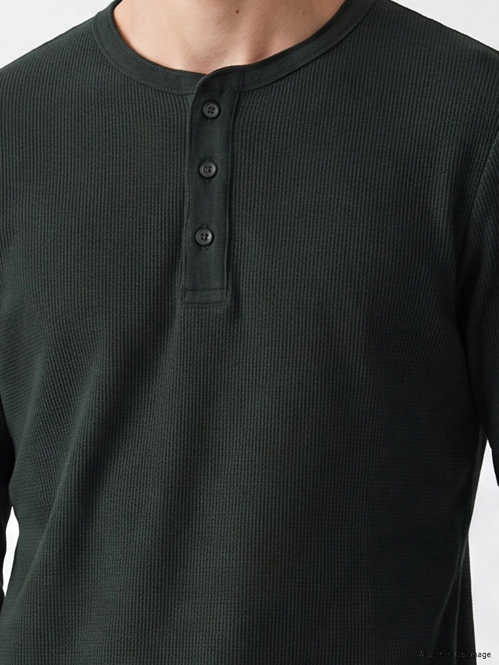 Crew Neck Textured Men's T-shirt-2