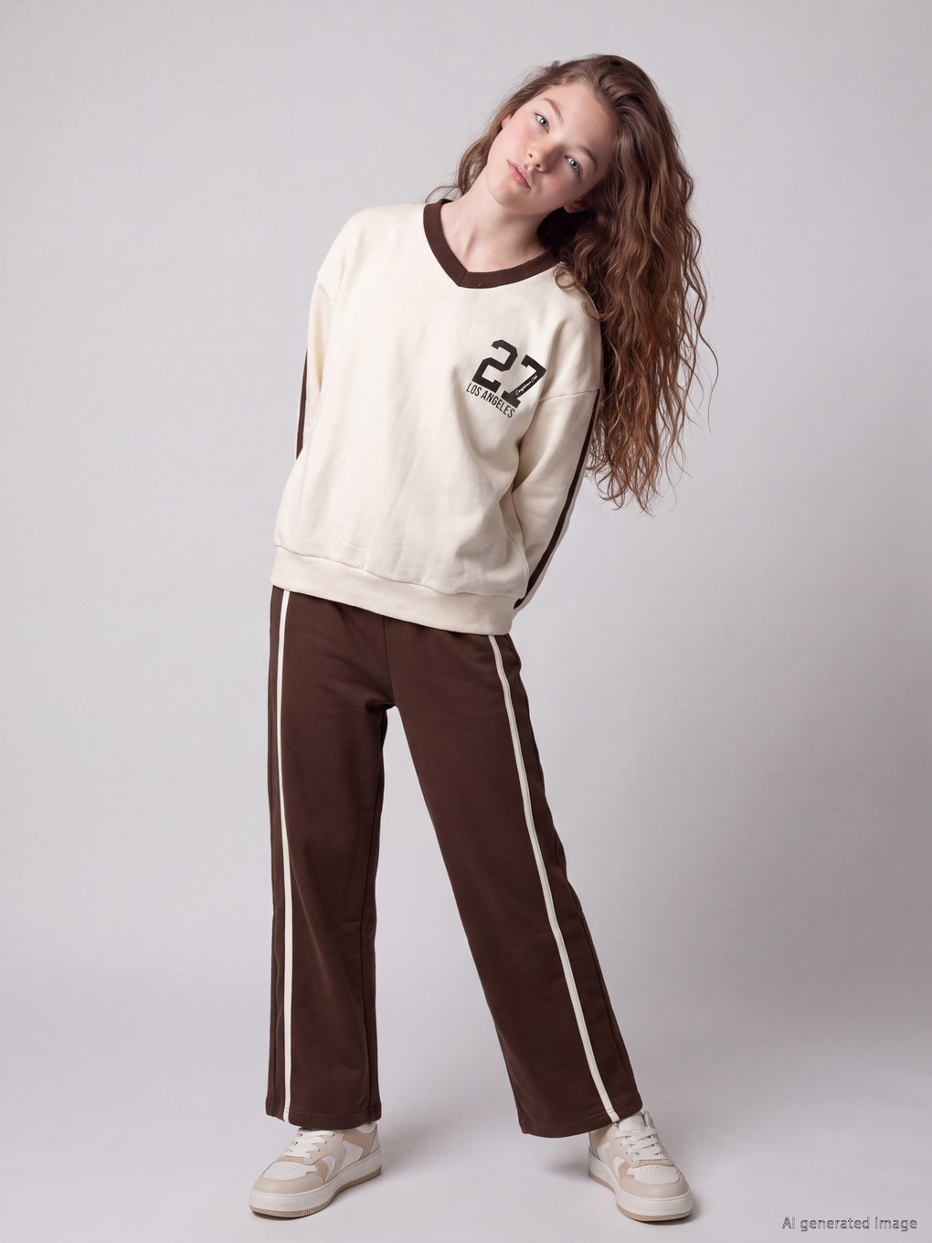  Girls' Tracksuit Set