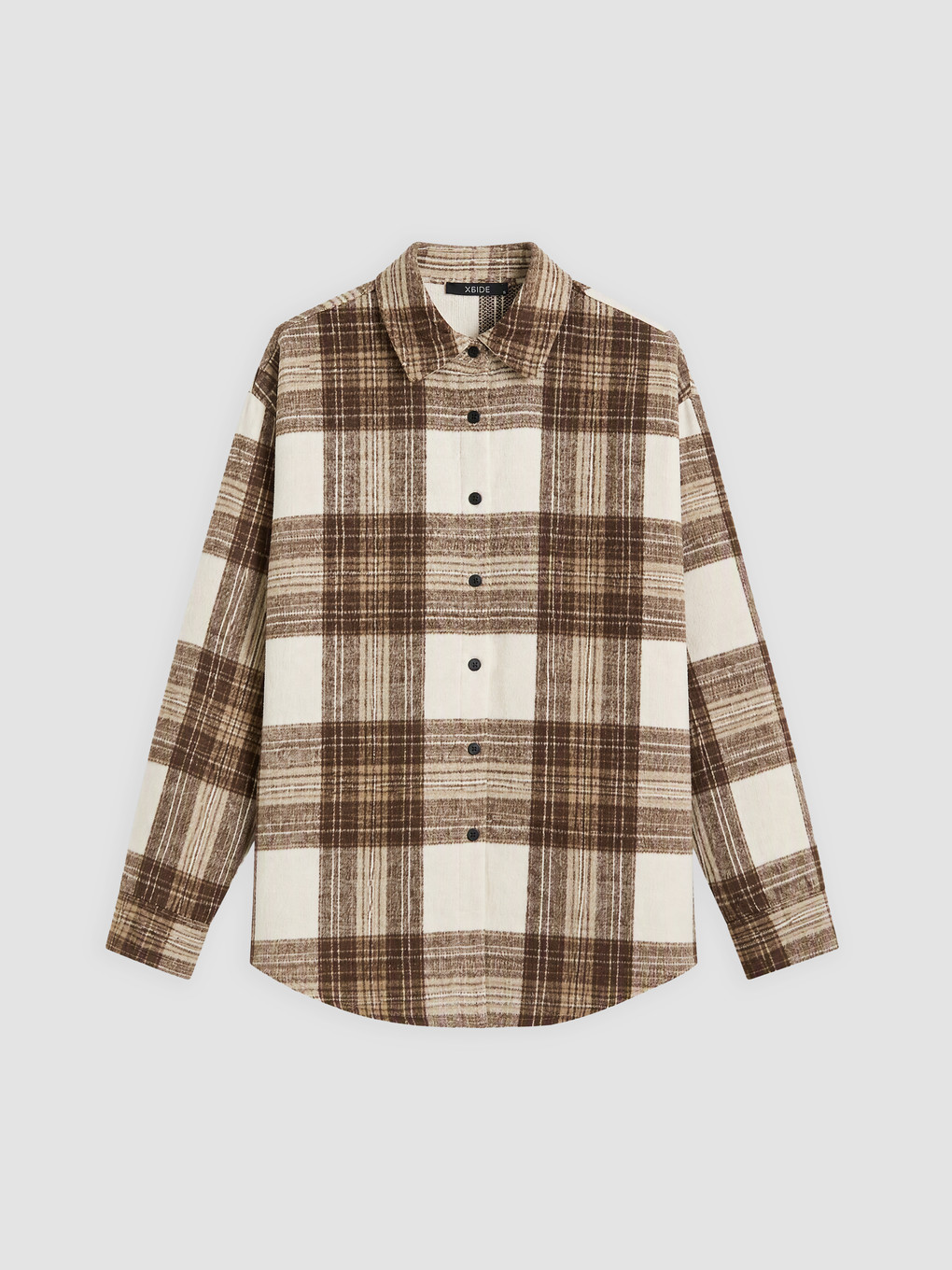 Cămașă Lumberjack Oversize Cu Carouri Pentru Femei-4