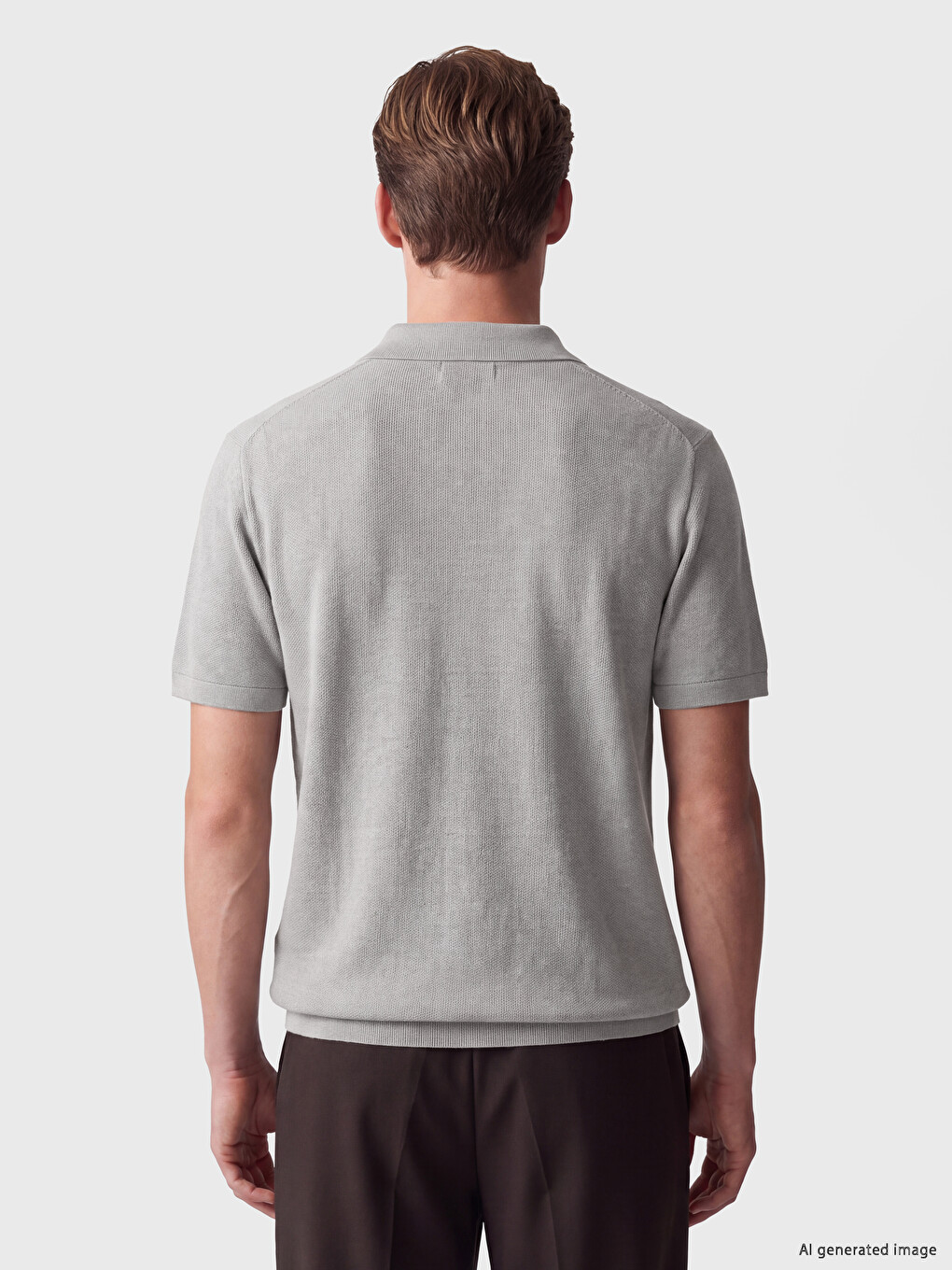 T-shirt Me Jakë Polo Për Burra-3