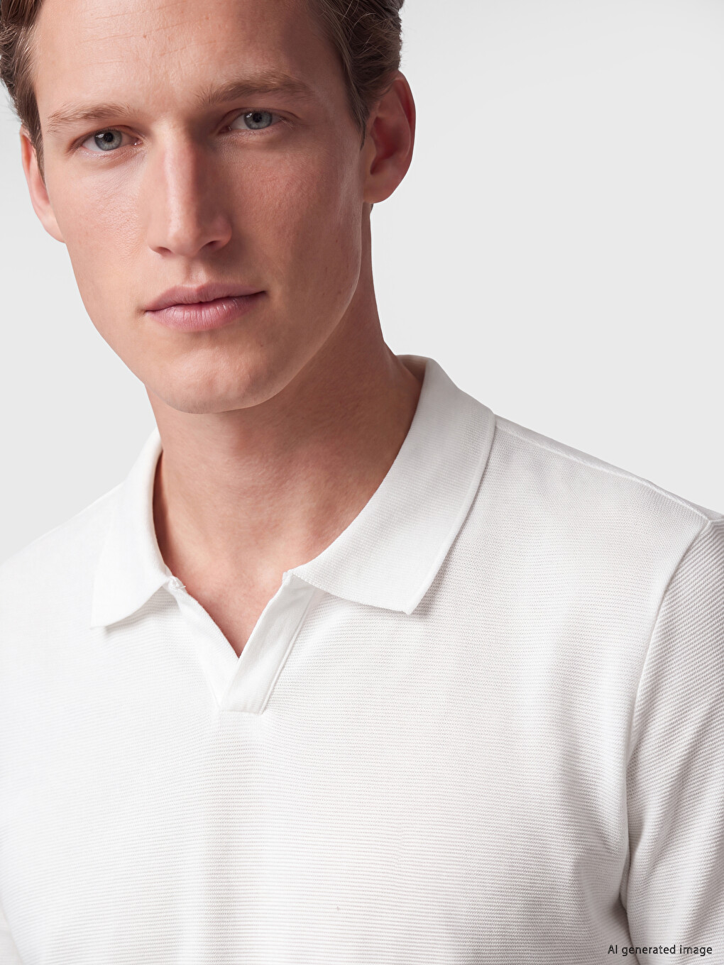 T-shirt Me Jakë Polo Për Burra-2