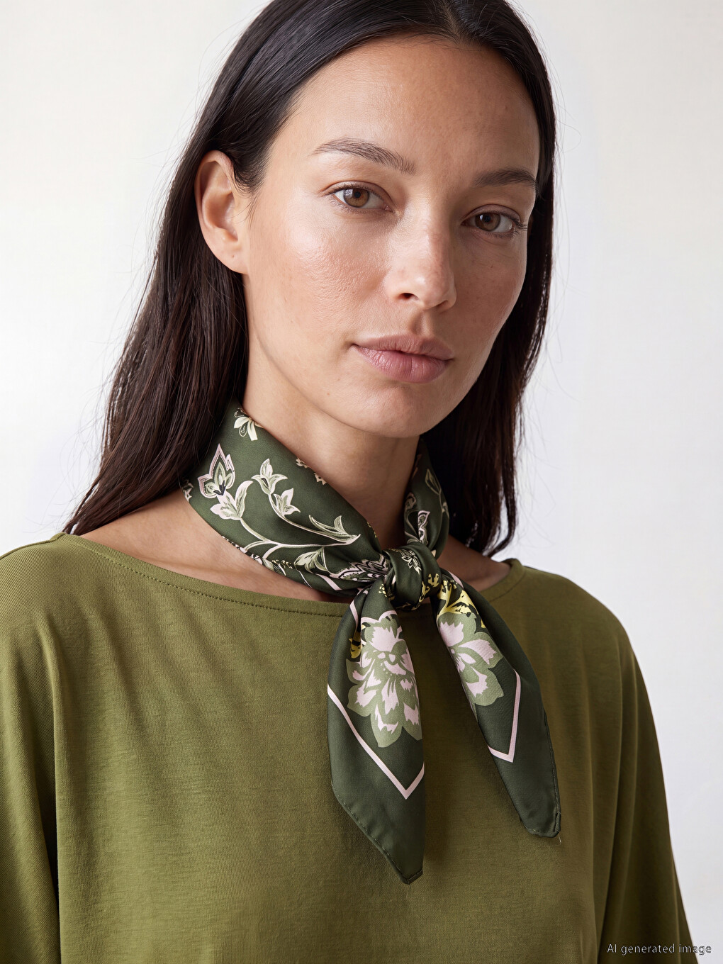 Bandana Femme À Motif Floral