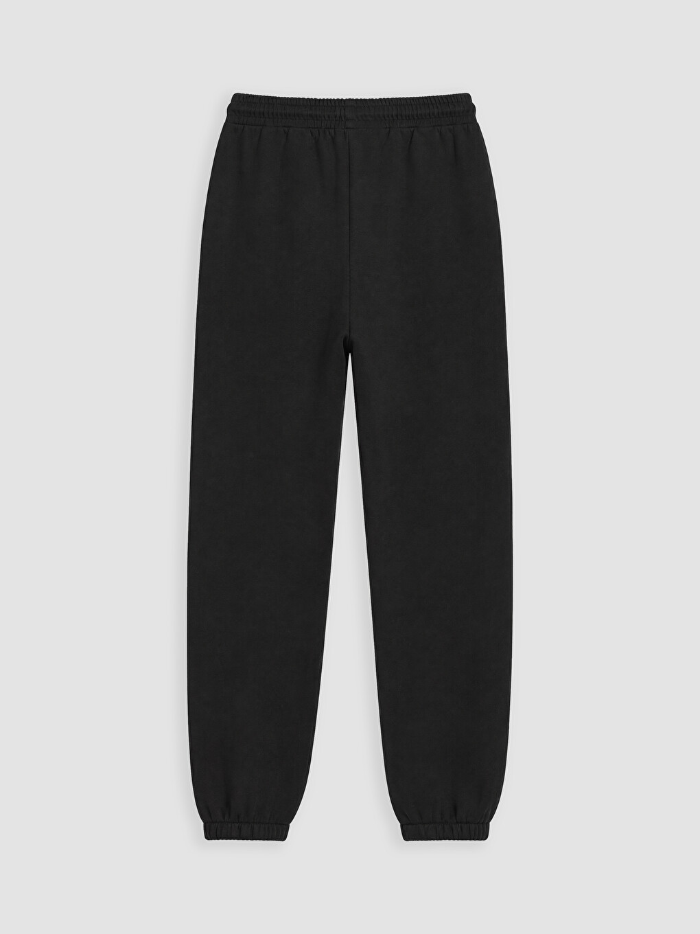 Girl Black Jogger Sweatpants-2