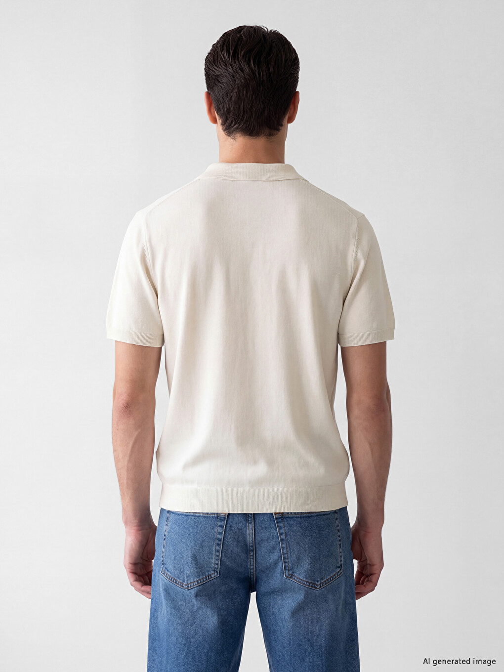 Polo Collar Men's Knitwear Sweater-2