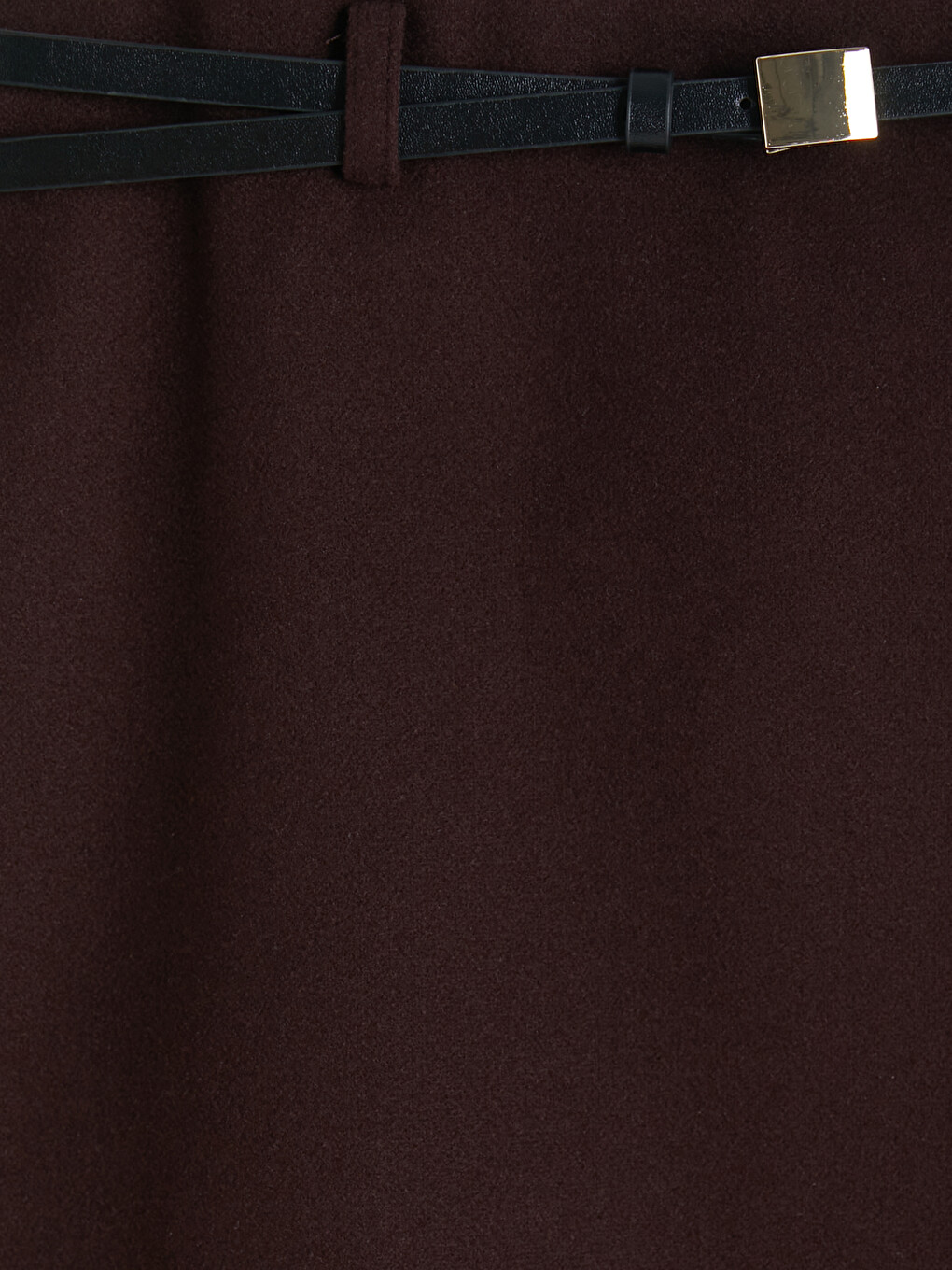 Slim Fit Belted Mini Skirt-5