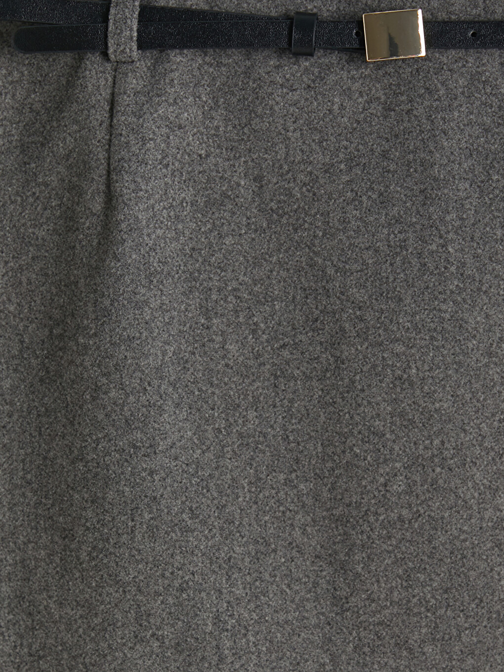 Slim Fit Belted Mini Skirt-4