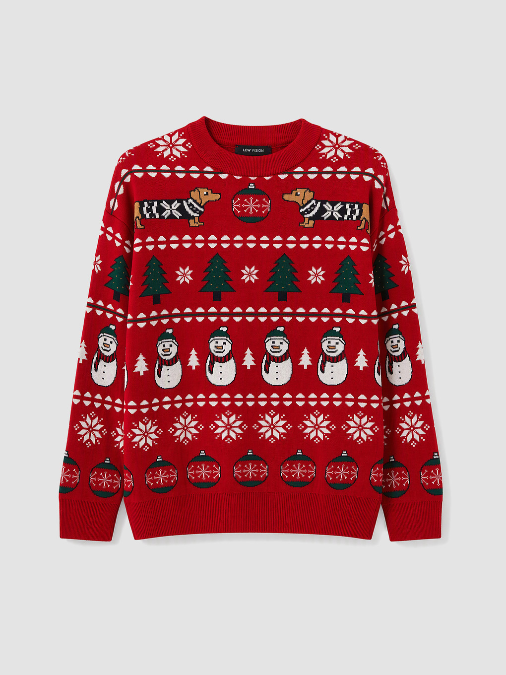 New Year Themed Women's Knitwear Sweater