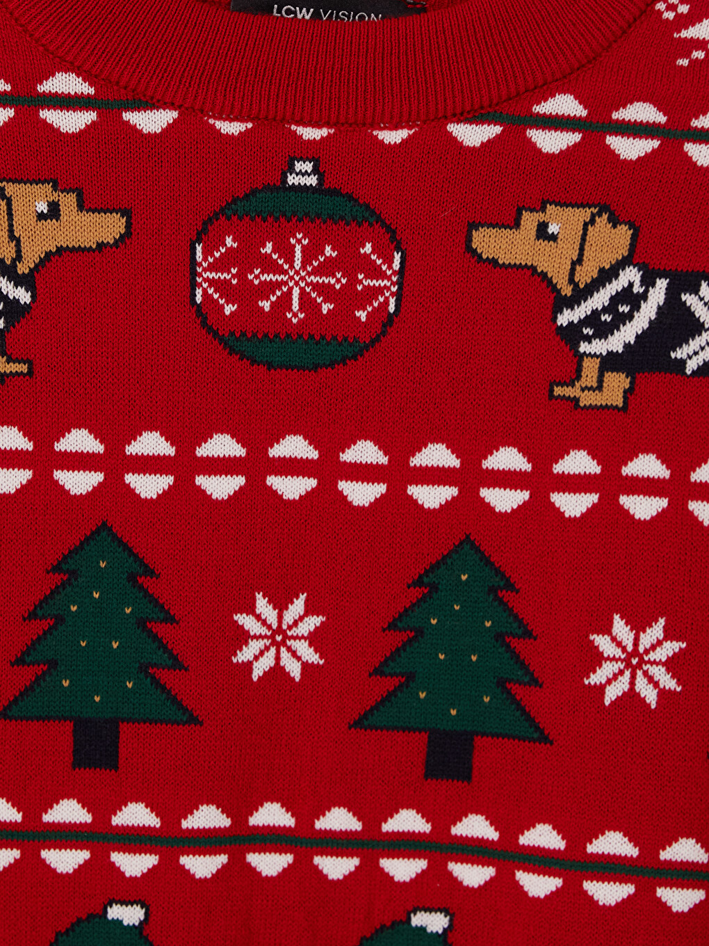 New Year Themed Women's Knitwear Sweater-1