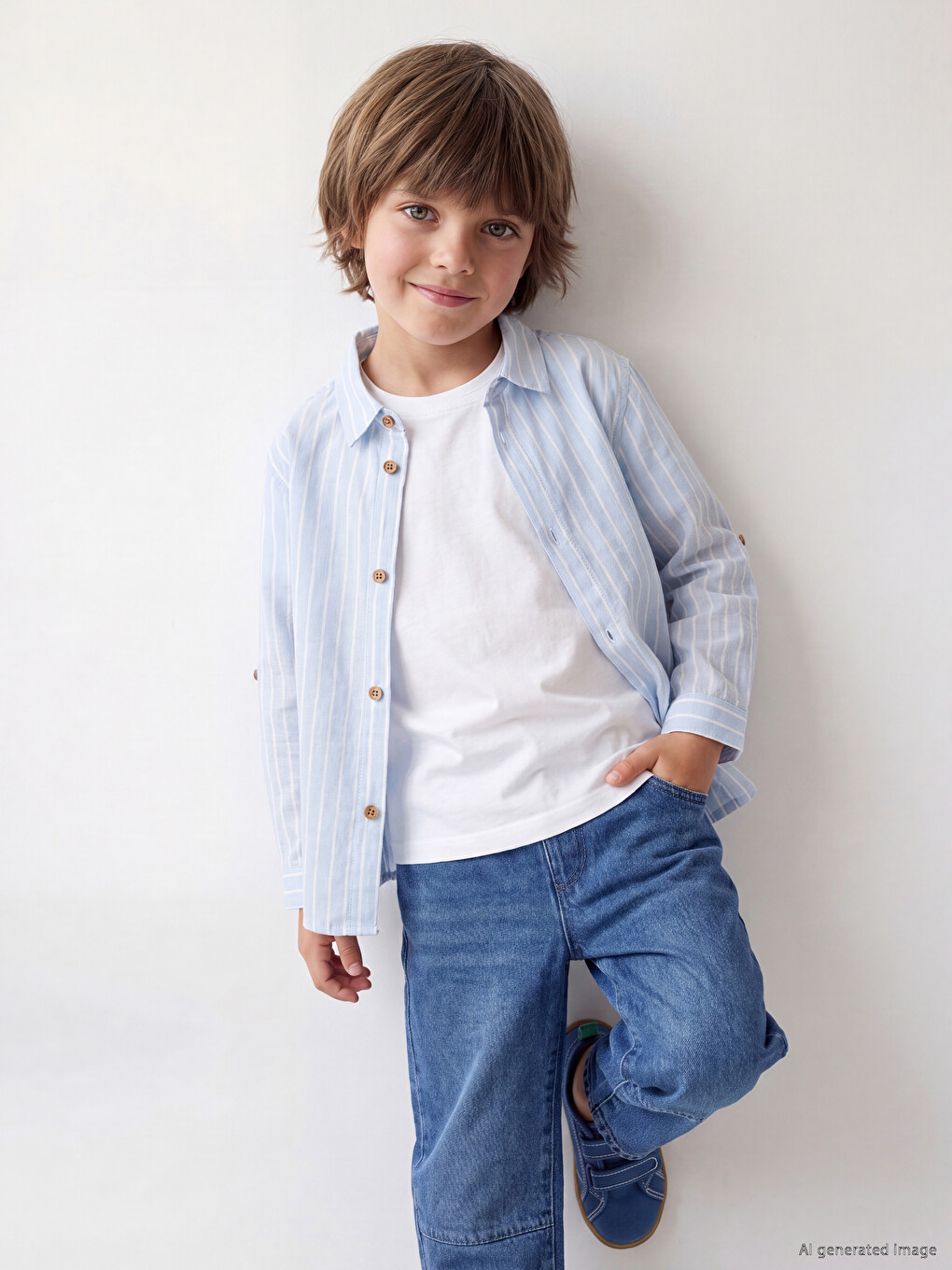 Baggy Fit Boys' Jeans-1