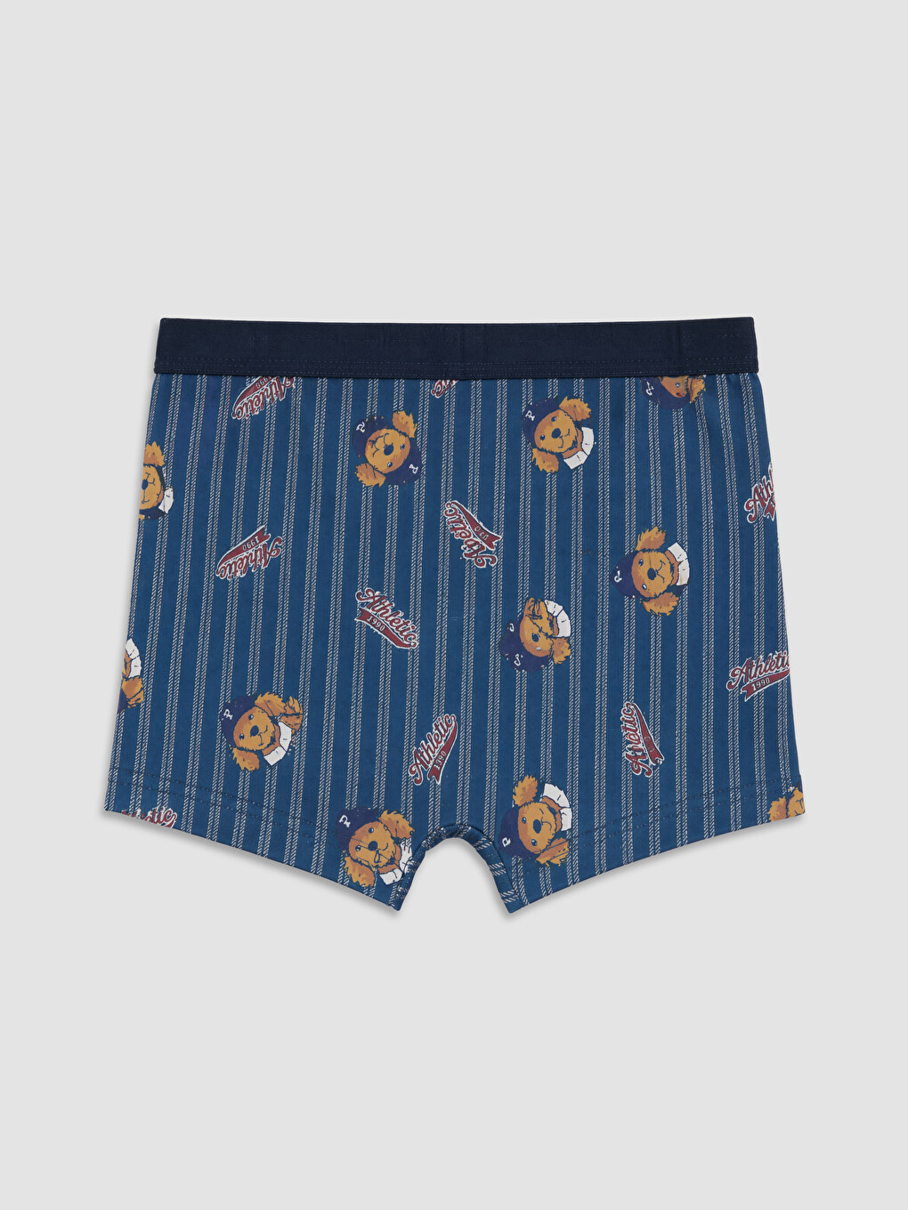 Lacivert Erkek Çocuk Boxer 3'lü-4
