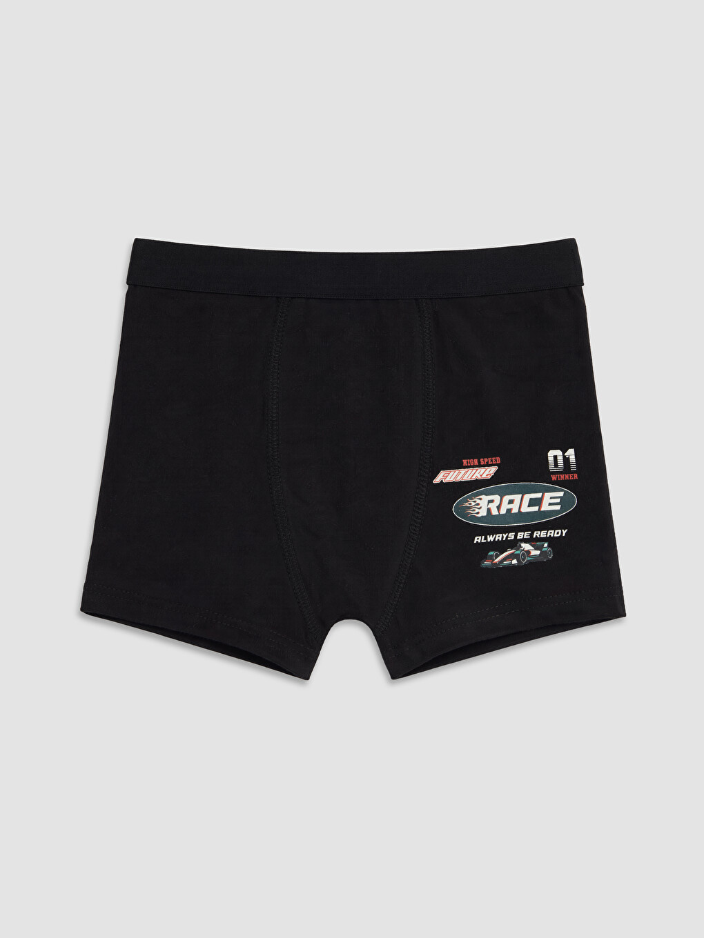 Siyah Erkek Çocuk Boxer 3'lü-1