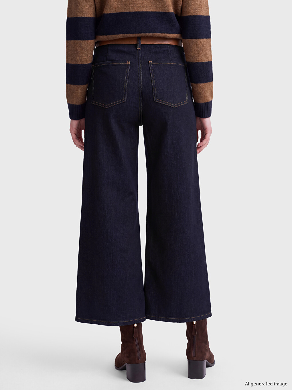 Culotte Fit Women's Jeans-3
