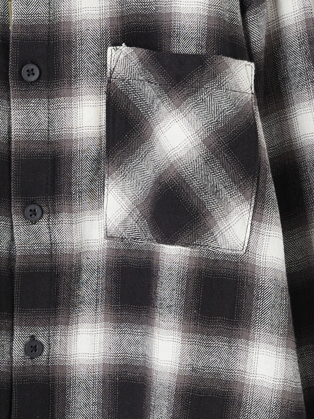 Plaid Patterned Boys' Oversize Fit Shirt-1