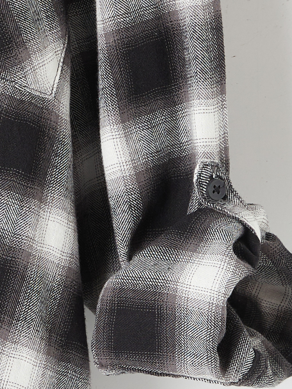 Plaid Patterned Boys' Oversize Fit Shirt-3