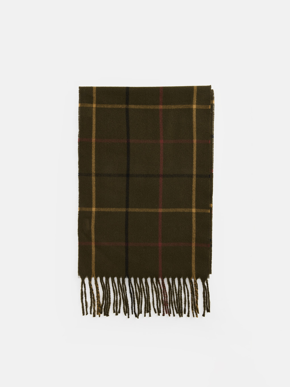Plaid Patterned Men's Scarf-1