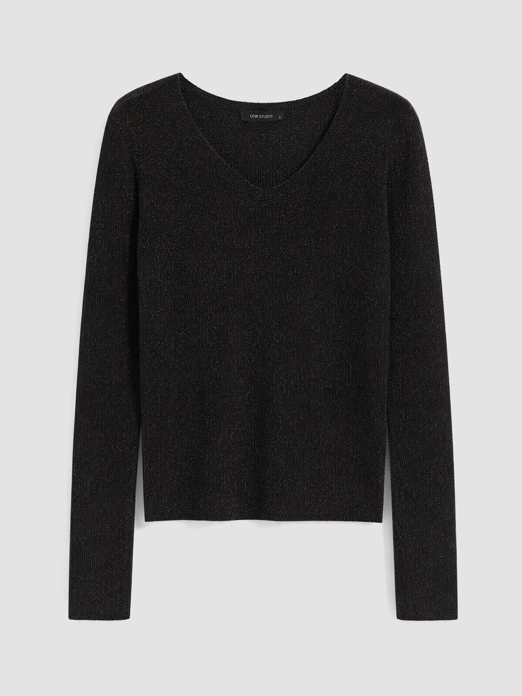 V Neck Women's Knitwear Sweater-4