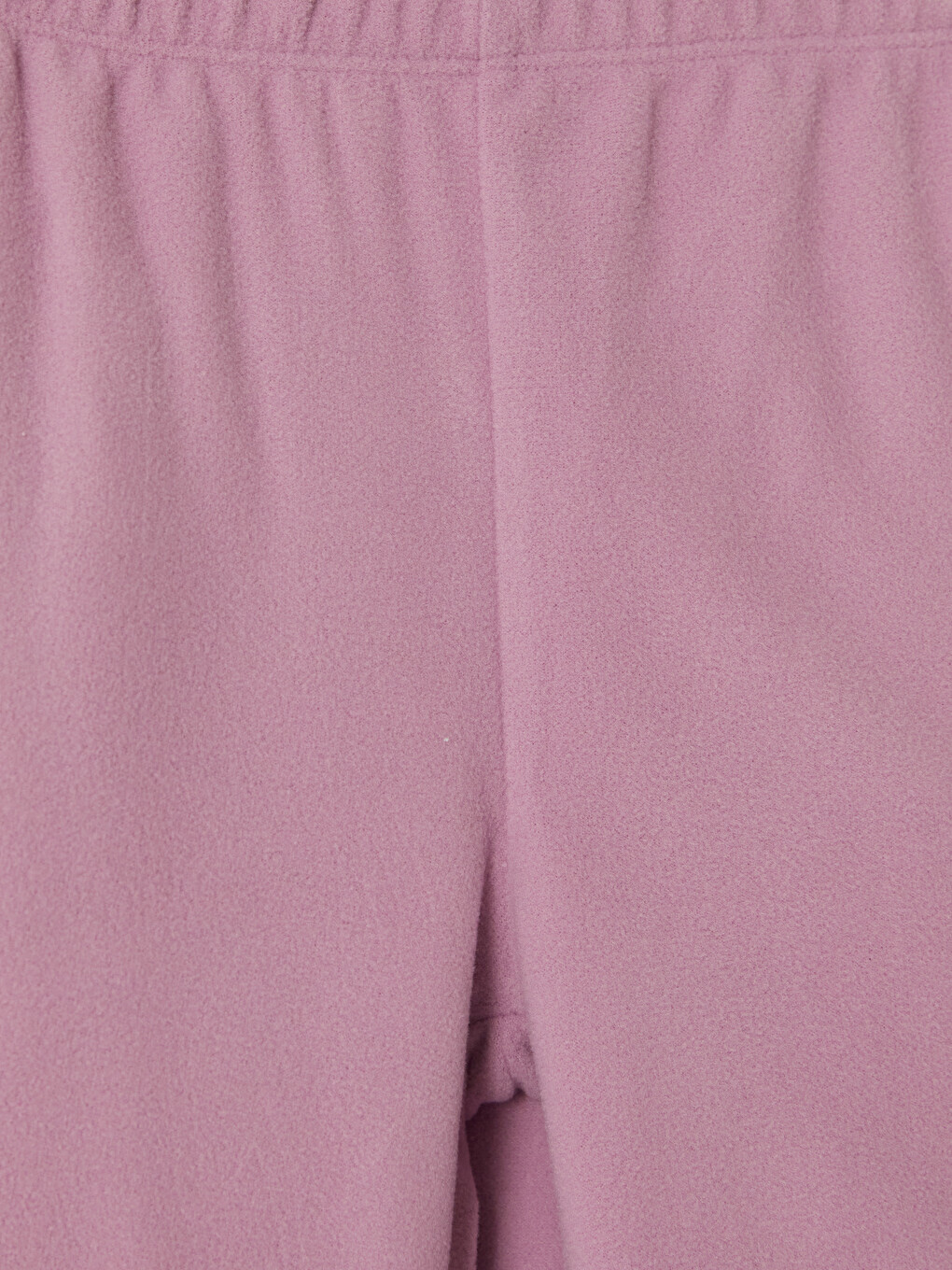 Lila Bisiklet Yaka Kız Çocuk Polar Pijama Takım-5