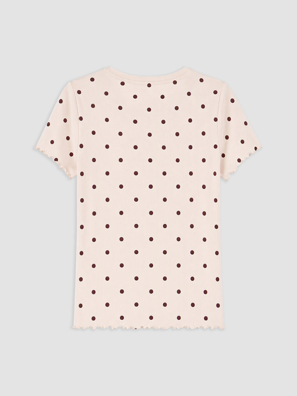 Pembe Puantiyeli Kadın Pijama Takım-2