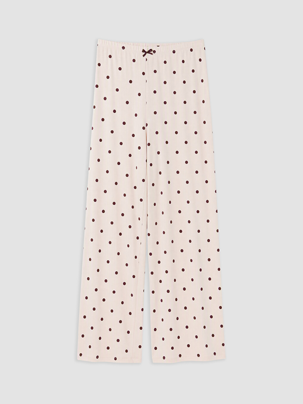 Pembe Puantiyeli Kadın Pijama Takım-3