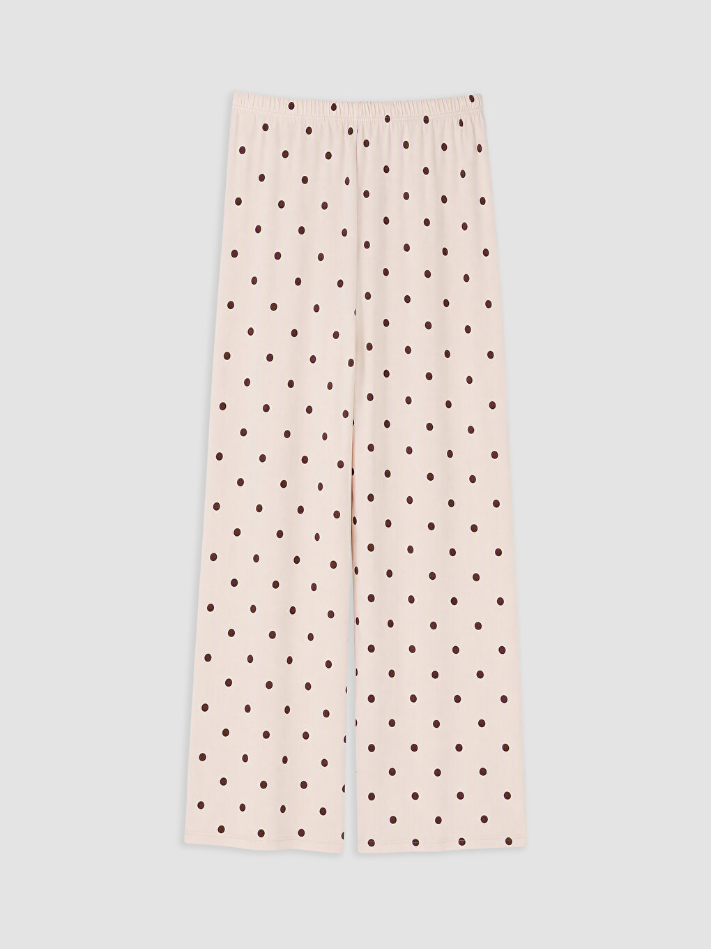 Pembe Puantiyeli Kadın Pijama Takım-4