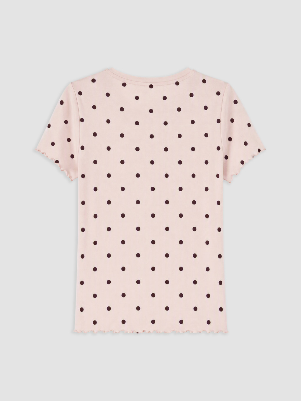 Pembe Puantiyeli Kadın Pijama Takım-6