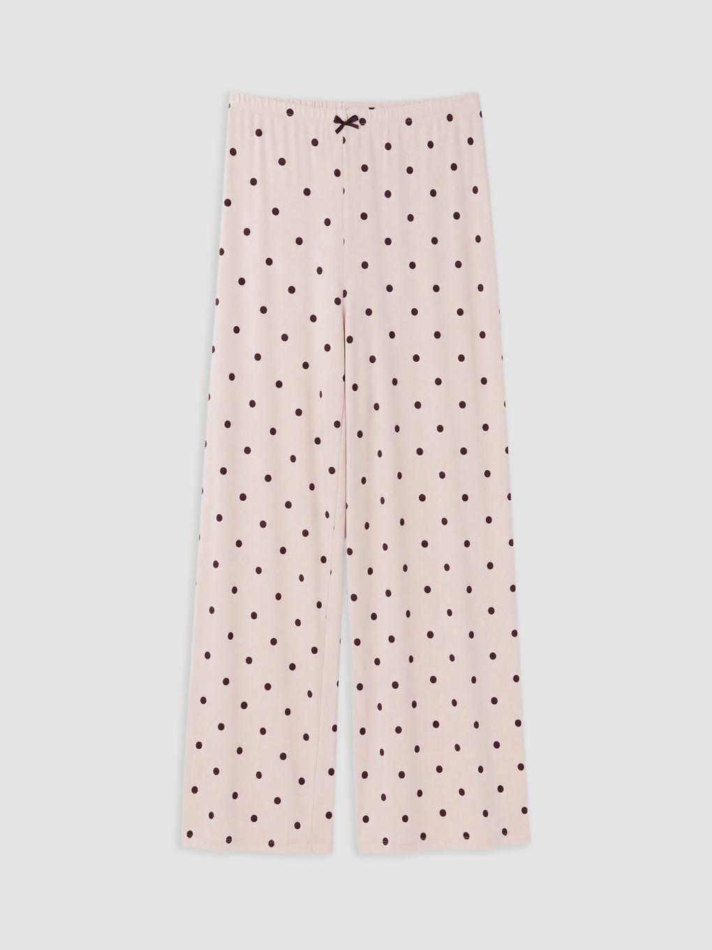 Pembe Puantiyeli Kadın Pijama Takım-7