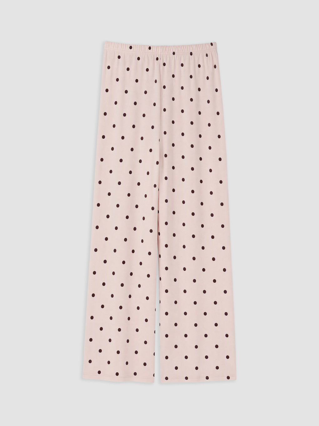 Pembe Puantiyeli Kadın Pijama Takım-8