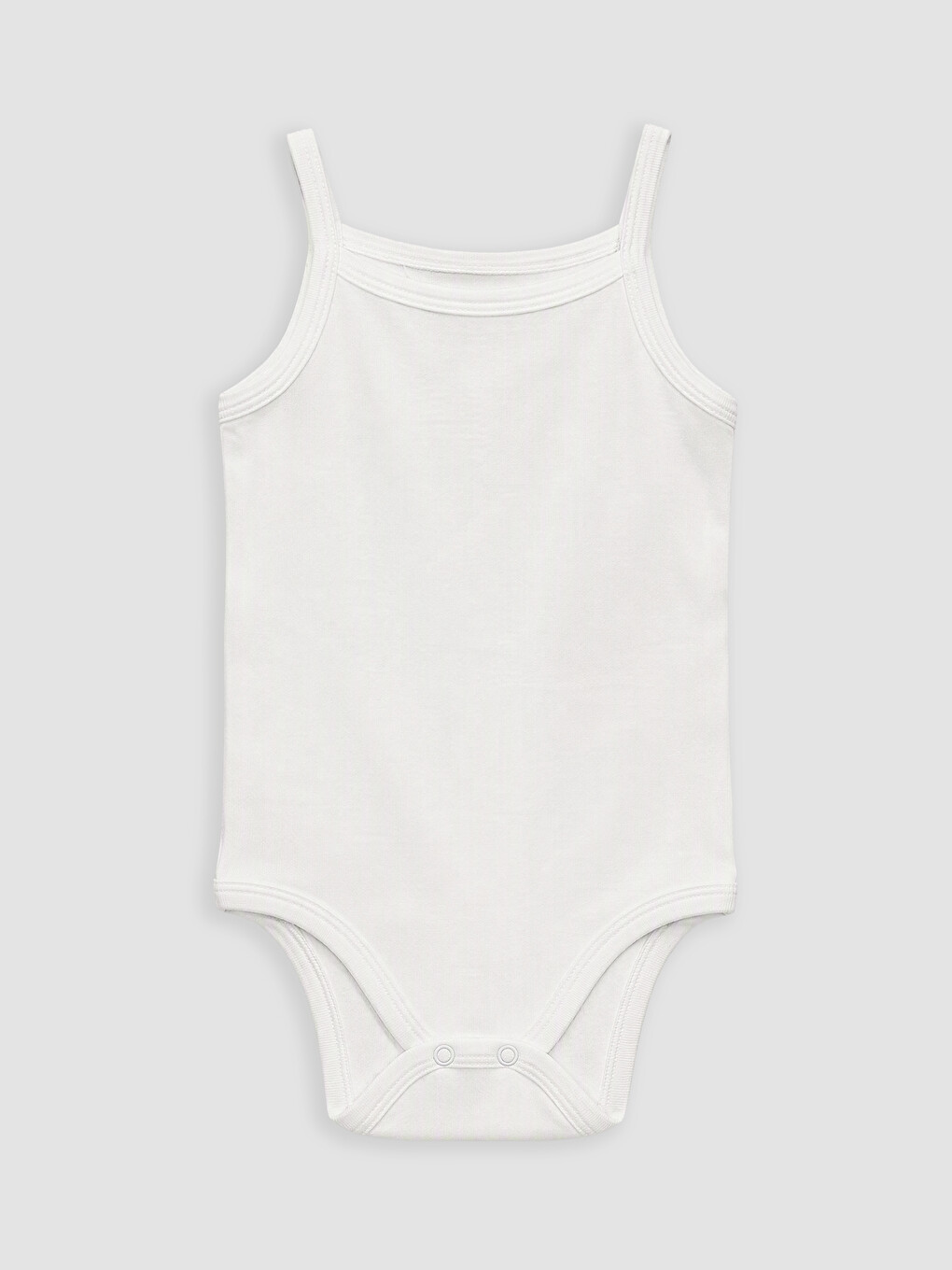 Strappy Baby Girls' Snap Bodysuit 3-pack-3