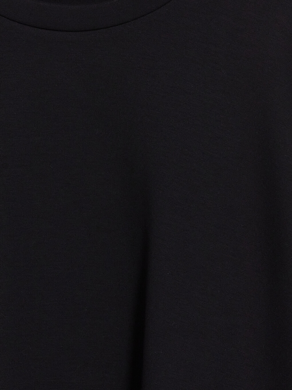 Siyah Soft Touch Oversize Kadın Sweatshirt-2