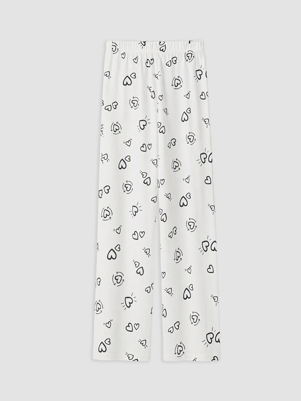 Crew Neck Girls' Pyjamas Set-4