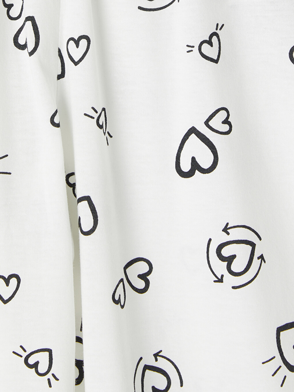 Crew Neck Girls' Pyjamas Set-6