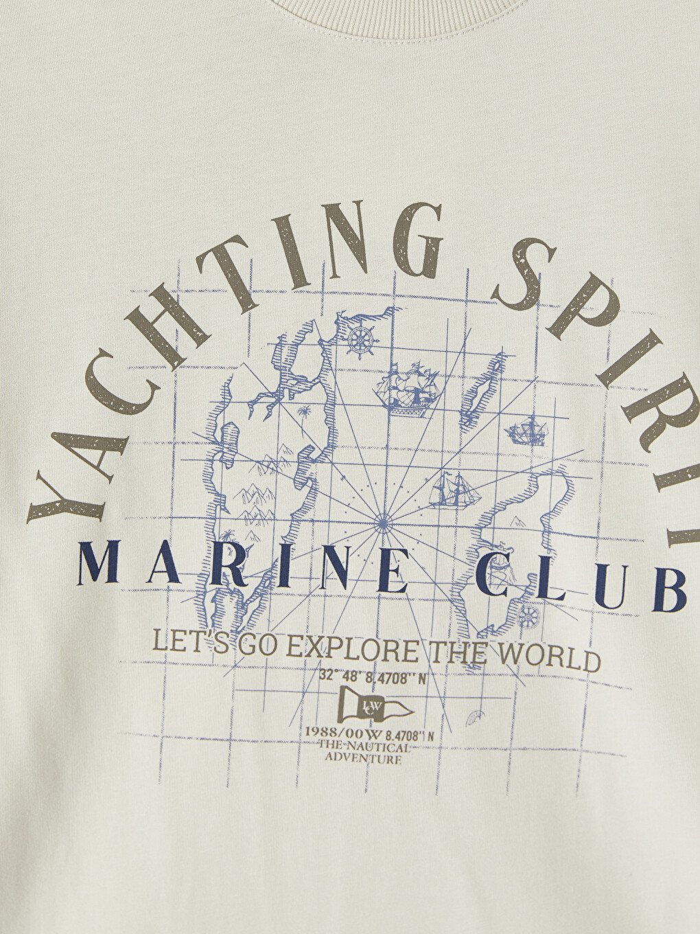 Man Beige T-shirt-4