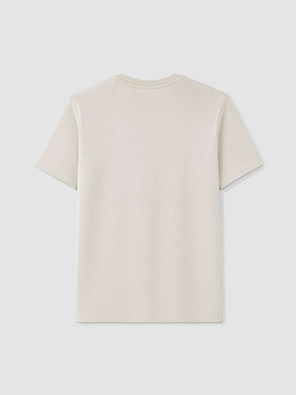 Man Beige T-shirt-5