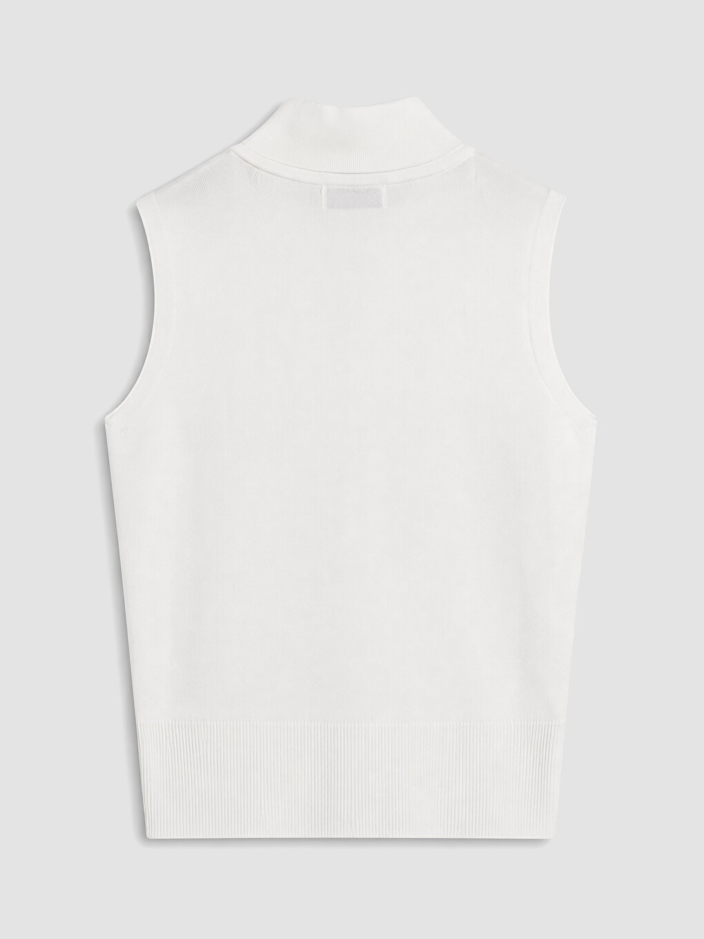 Turtleneck Women's Knitwear Sweater Vest-4