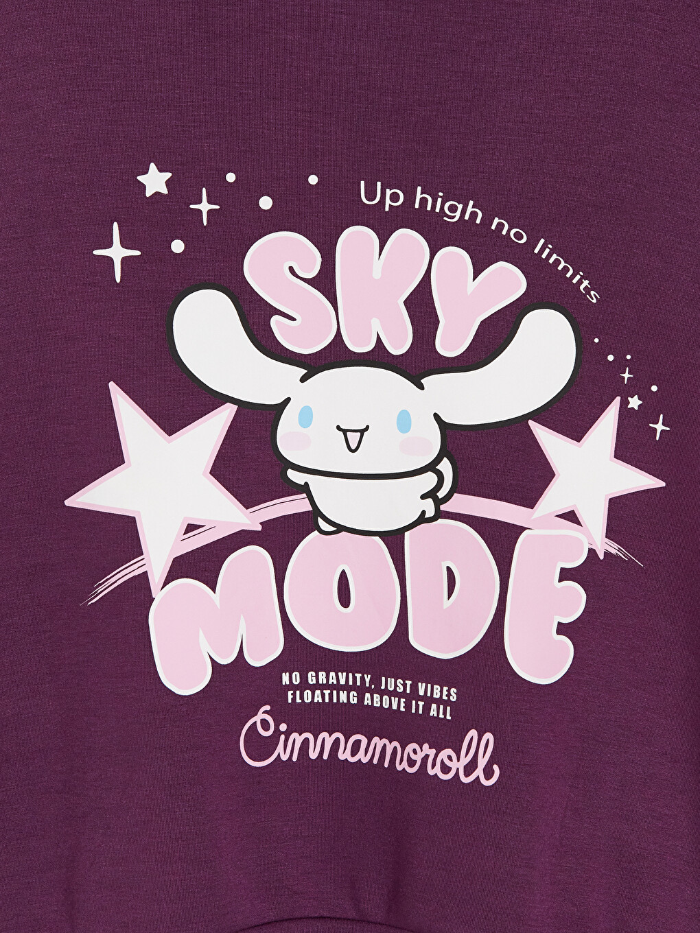 Cinnamoroll Baskılı Kız Çocuk Soft Touch Sweatshirt-3