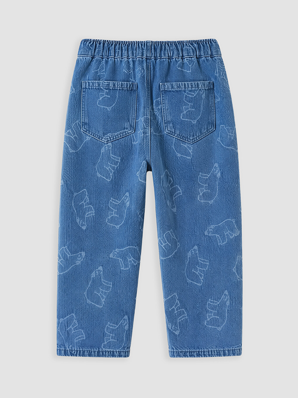 Regular Fit Patterned Baby Boys' Jeans-2