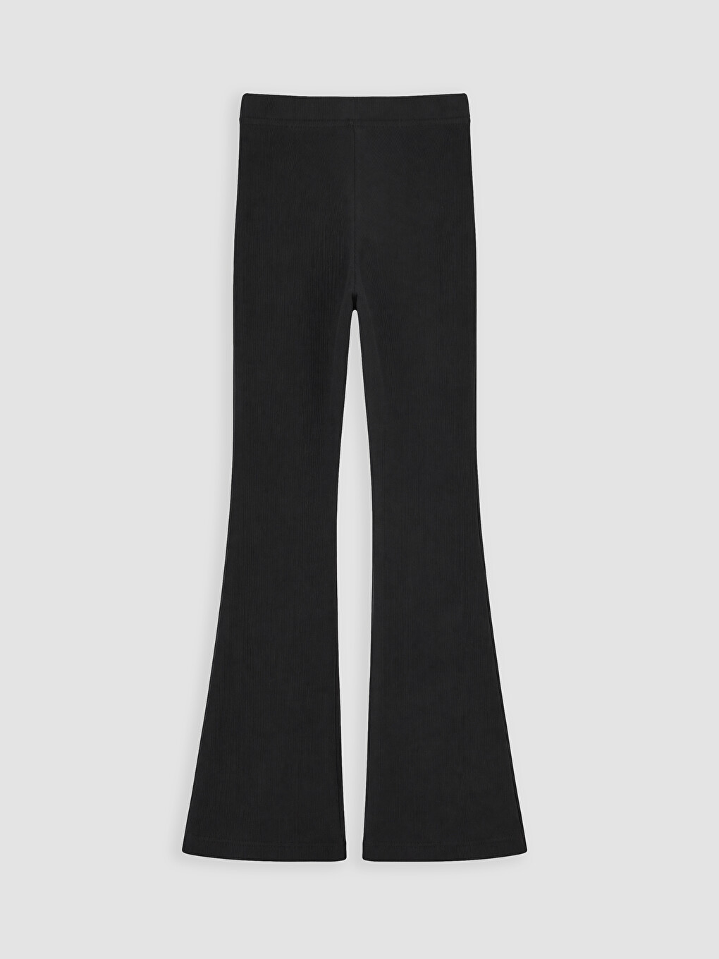 Girls' Ribbed Flare Leggings-2