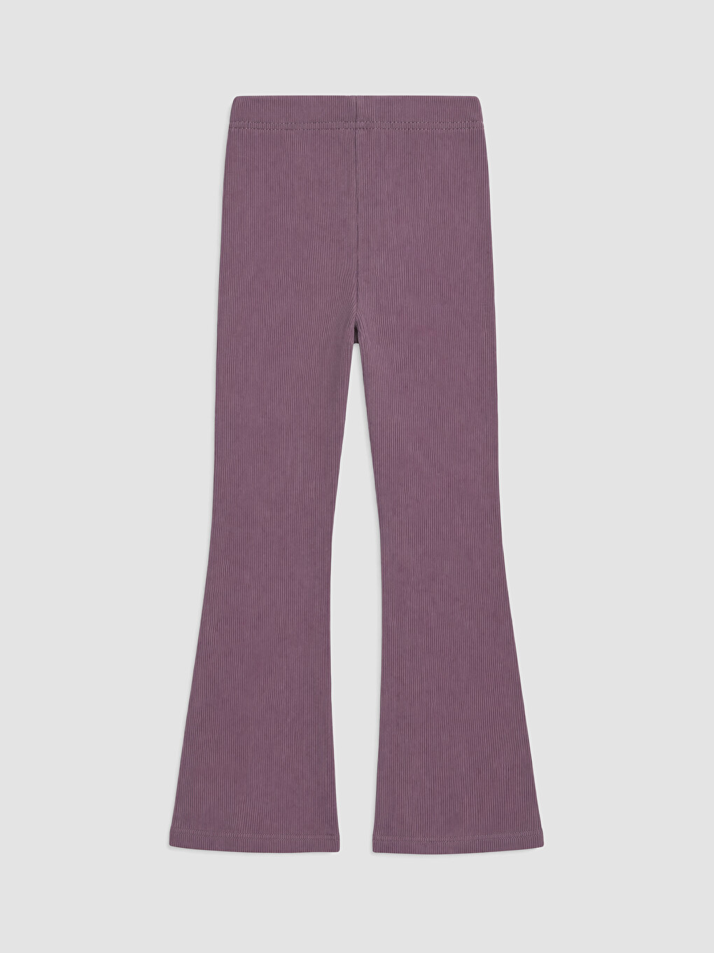Girls' Ribbed Flare Leggings-2